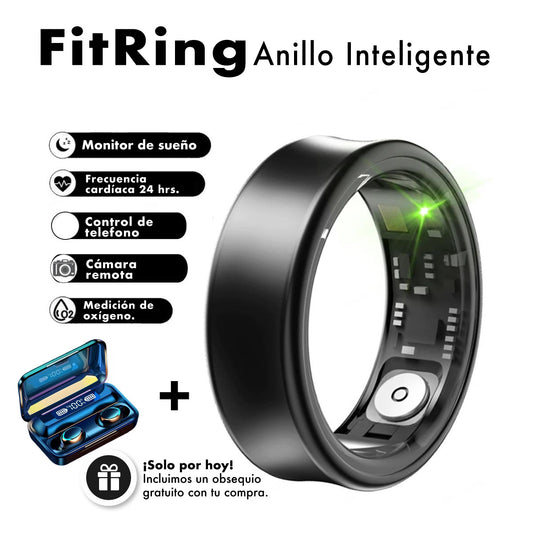 FitRing™- Anillo Inteligente + Audifono inalambrico de obsequio 🎁🎁